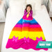 Luvsy Throw Blanket - Princess Dress
